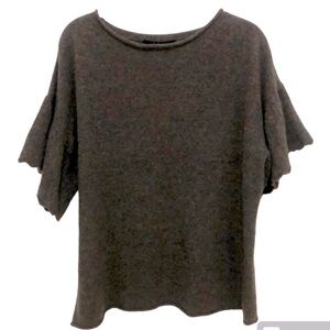Saks Fifth Avenue Cashmere Gray Sweater Size Small